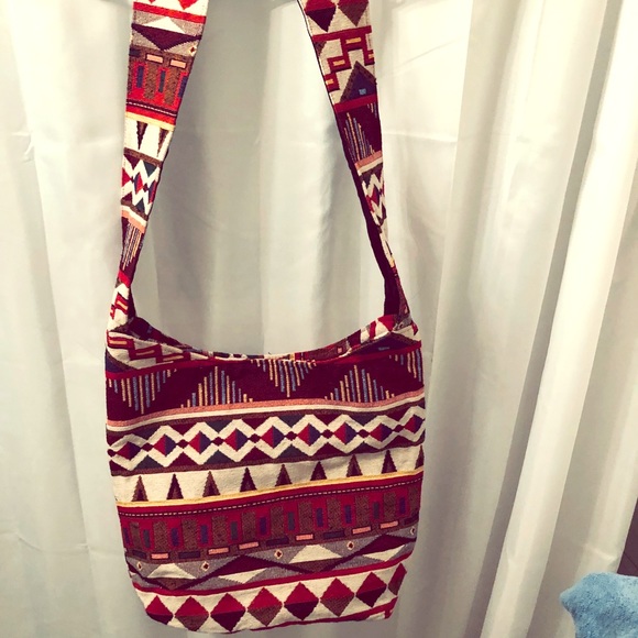 Embroidered crossbody bag - Picture 1 of 7